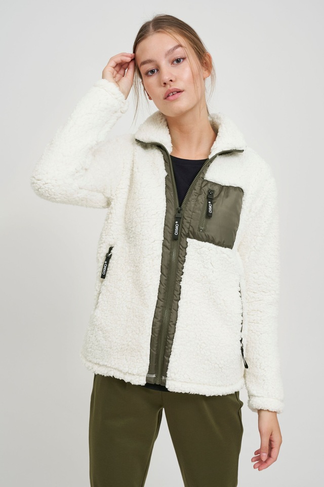 OXMO Sweatjacke »Fleecejacke OXEllin«