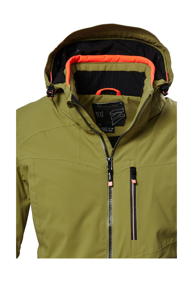 Killtec Skijacke »KSW 36 WMN SKI JCKT« Wasserdichte Damenjacke mit abnehmbarer Kapuze und Schneefang