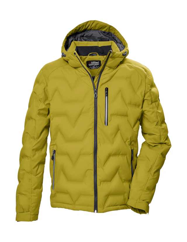 Killtec Steppjacke »KOW 60 MN QLTD JCKT« Wasser- und windabweisend, atmungsaktiv, verstellbare Kapuze