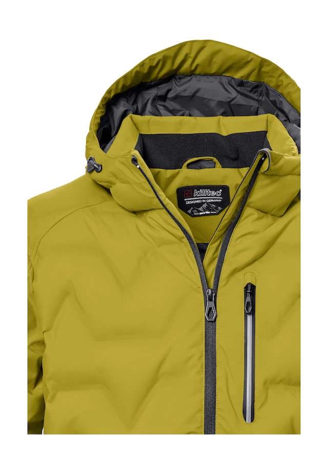 Killtec Steppjacke »KOW 60 MN QLTD JCKT« Wasser- und windabweisend, atmungsaktiv, verstellbare Kapuze