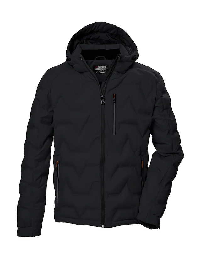Killtec Steppjacke »KOW 60 MN QLTD JCKT« Wasser- und windabweisend, atmungsaktiv, verstellbare Kapuze