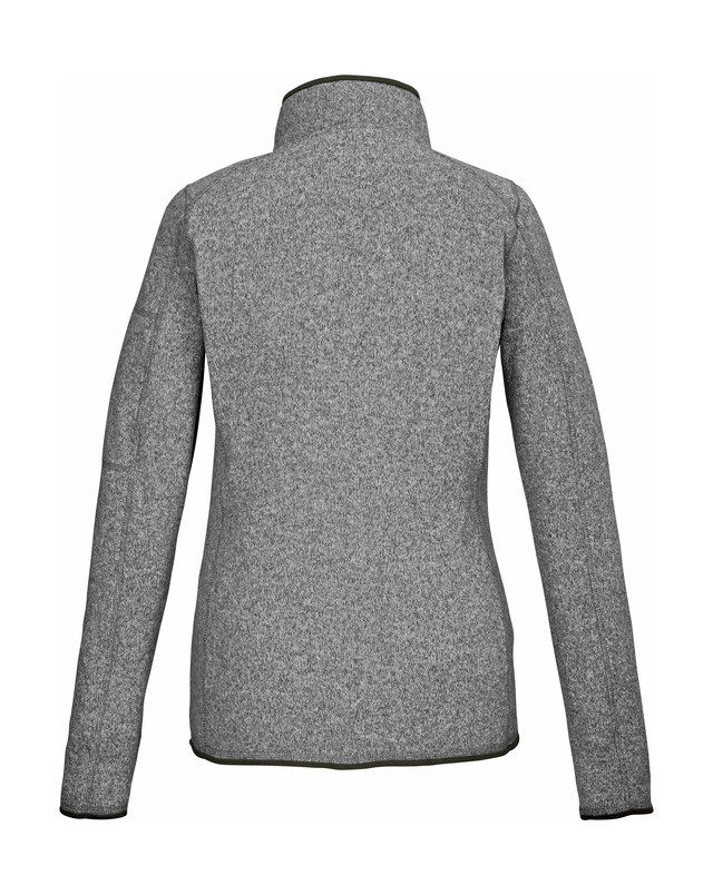 Killtec Fleecejacke »KOW 111 WMN KNT FLC JCKT« Strickfleecejacke, Melange-Optik, Stretch, verschließbare Taschen