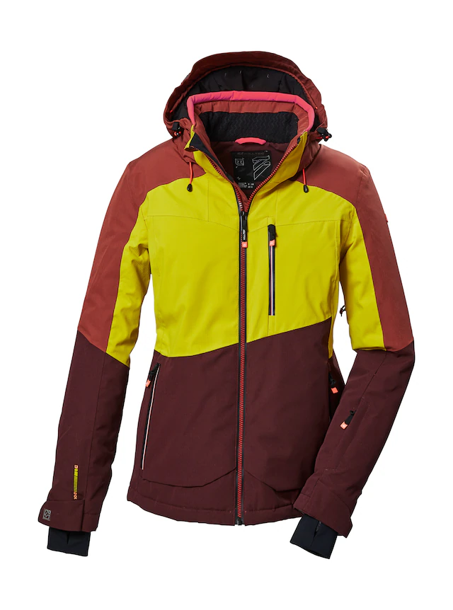 Killtec Skijacke »KSW 37 WMN SKI JCKT« Atmungsaktive, wasserdichte Skijacke mit verstellbarer Kapuze