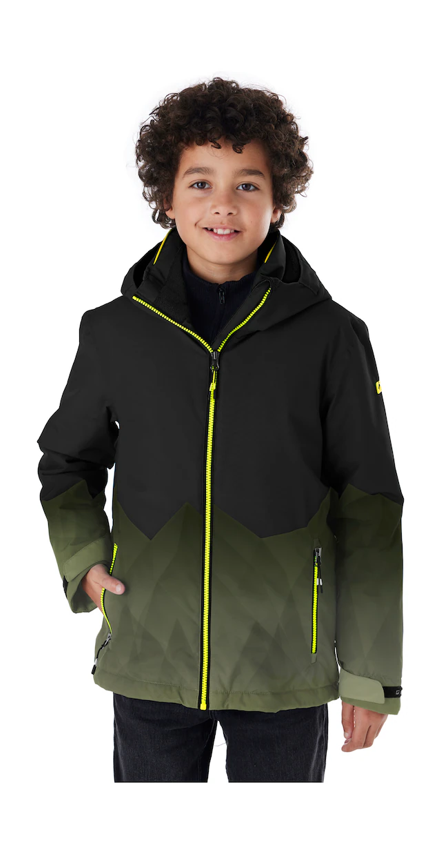 Killtec Skijacke »KSW 383 BYS SKI JCKT« Wasser- und winddichte Skijacke mit verstellbarer Kapuze