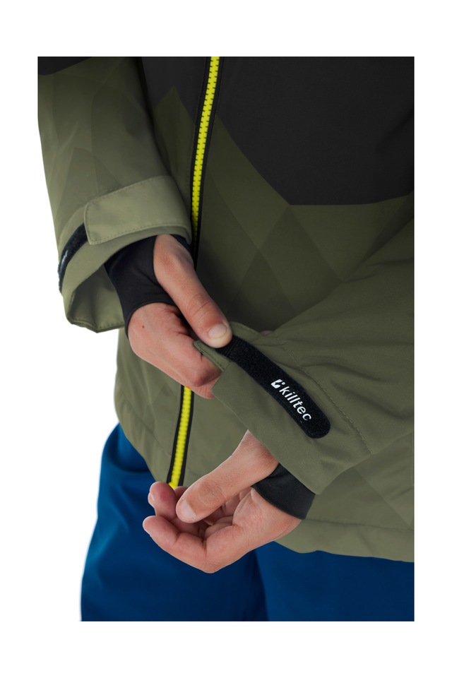 Killtec Skijacke »KSW 383 BYS SKI JCKT« Wasser- und winddichte Skijacke mit verstellbarer Kapuze