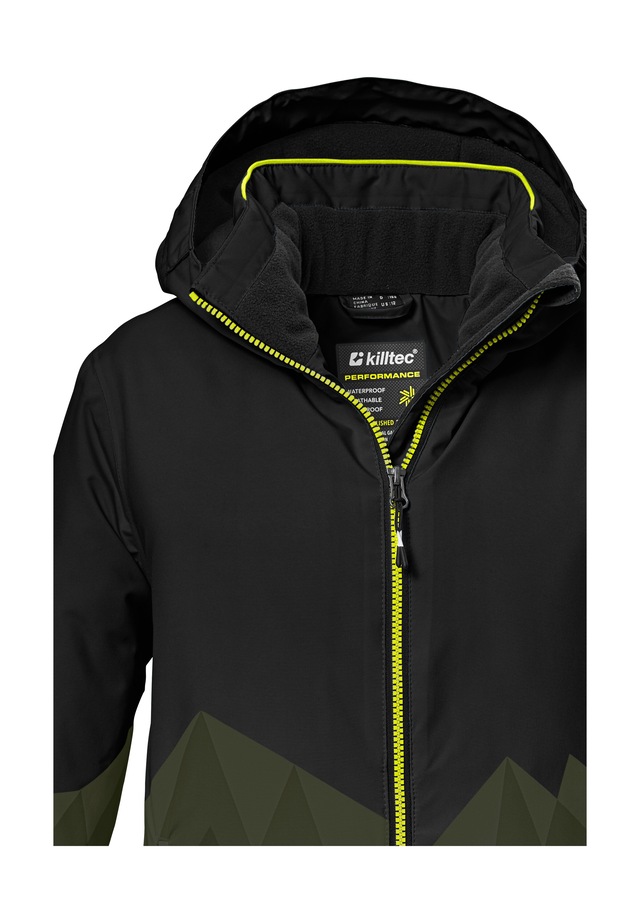 Killtec Skijacke »KSW 383 BYS SKI JCKT« Wasser- und winddichte Skijacke mit verstellbarer Kapuze