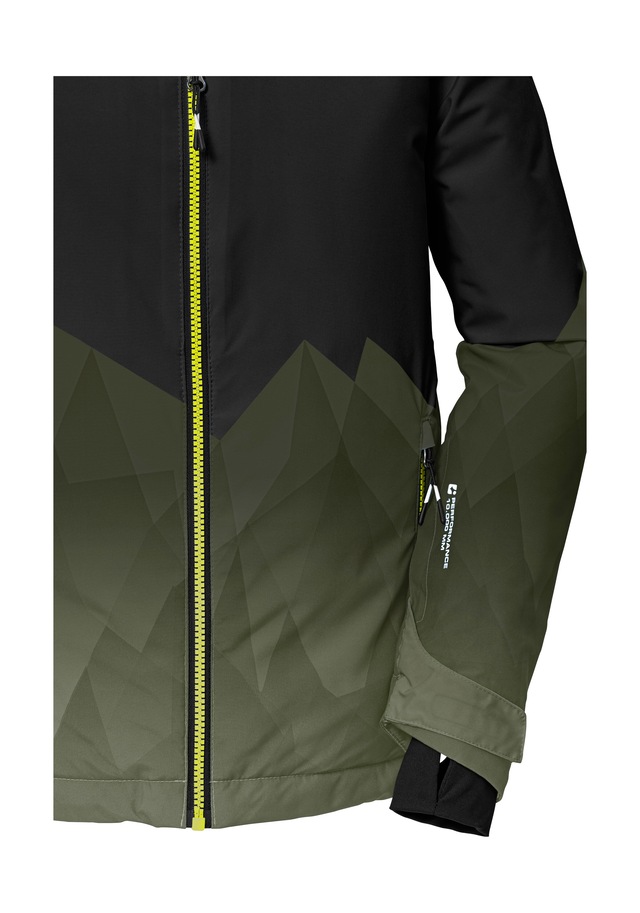 Killtec Skijacke »KSW 383 BYS SKI JCKT« Wasser- und winddichte Skijacke mit verstellbarer Kapuze