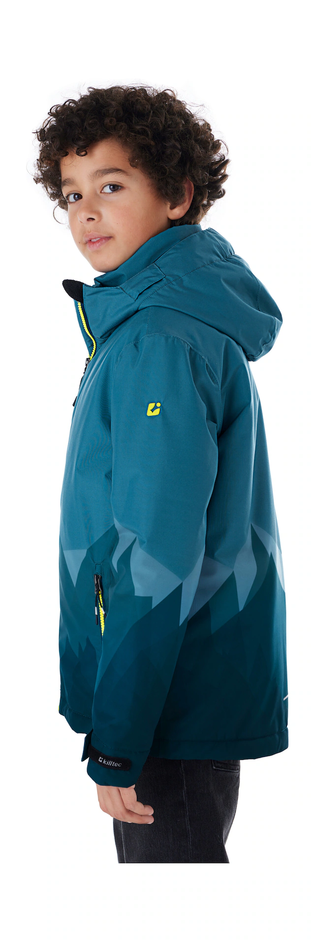 Killtec Skijacke »KSW 383 BYS SKI JCKT« Wasser- und winddichte Skijacke mit verstellbarer Kapuze