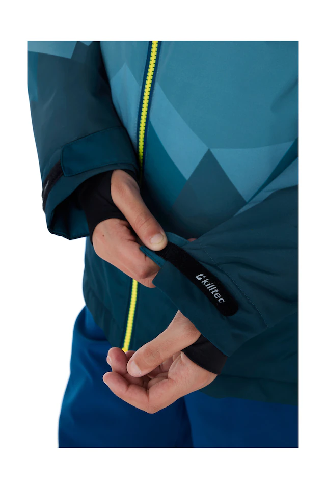 Killtec Skijacke »KSW 383 BYS SKI JCKT« Wasser- und winddichte Skijacke mit verstellbarer Kapuze