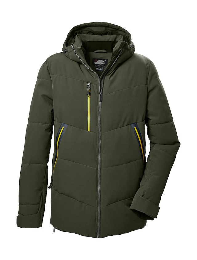 Killtec Steppjacke »KOW 1 MN QLTD JCKT« Wasser- und windabweisende Funktionsjacke, Kapuze, recyceltes Material