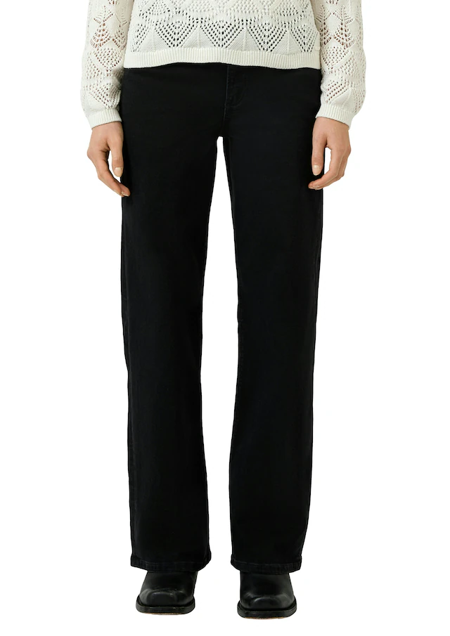 QS Stretch-Jeans »CATIE Wide Leg« 5-Pocket-Form
