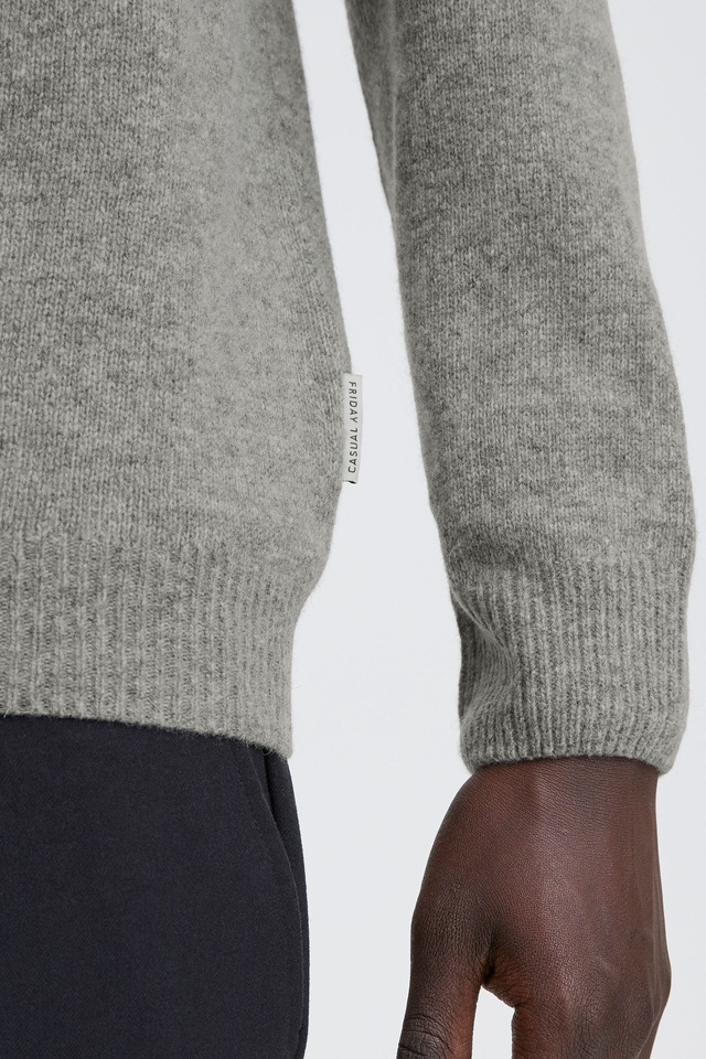 Casual Friday Strickfleece-Pullover »Strickpullover CFKarl«