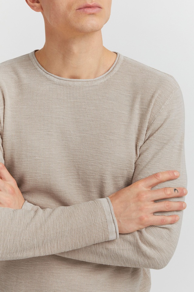 Indicode Strickfleece-Pullover »Strickpullover IDKarpo«