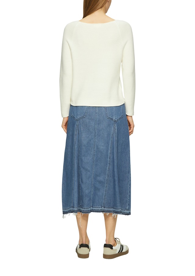s.Oliver Strickpullover mit U-Boot Ausschnitt