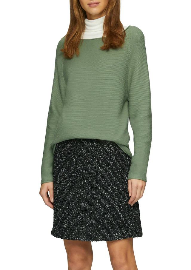 s.Oliver Strickpullover mit U-Boot Ausschnitt