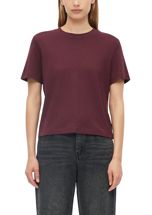 s.Oliver T-Shirt Sommershirt unifarben