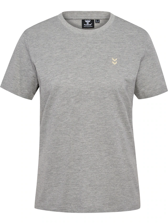 hummel T-Shirt »HMLPULSE W T-SHIRT« mit geradem Abschluss, Kurzarm-Design, ohne Kragen, normale Passform