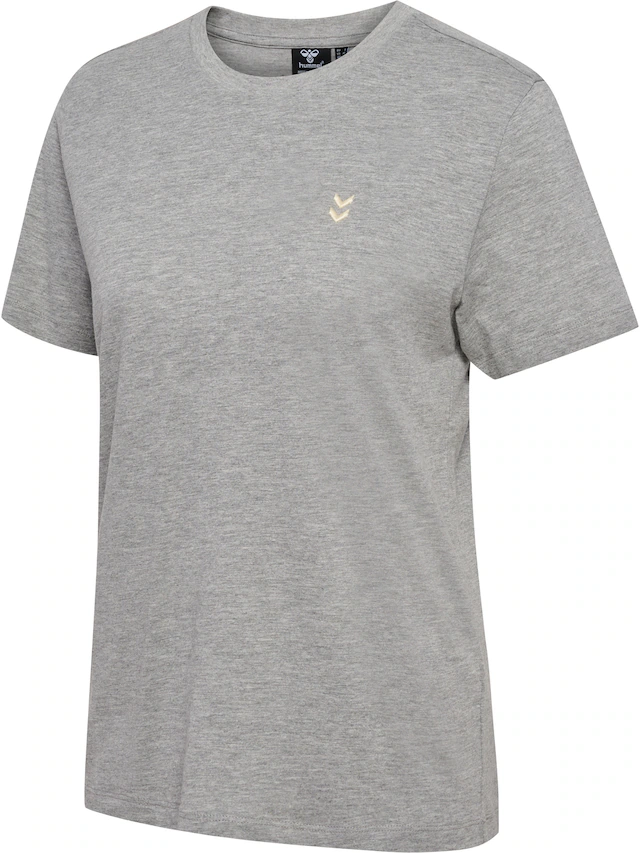 hummel T-Shirt »HMLPULSE W T-SHIRT« mit geradem Abschluss, Kurzarm-Design, ohne Kragen, normale Passform