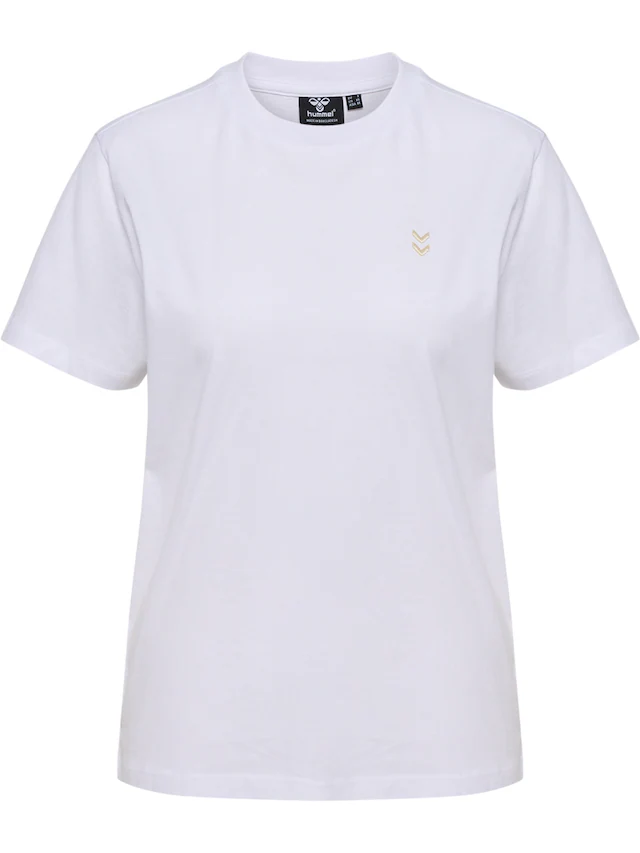 hummel T-Shirt »HMLPULSE W T-SHIRT« mit geradem Abschluss, Kurzarm-Design, ohne Kragen, normale Passform