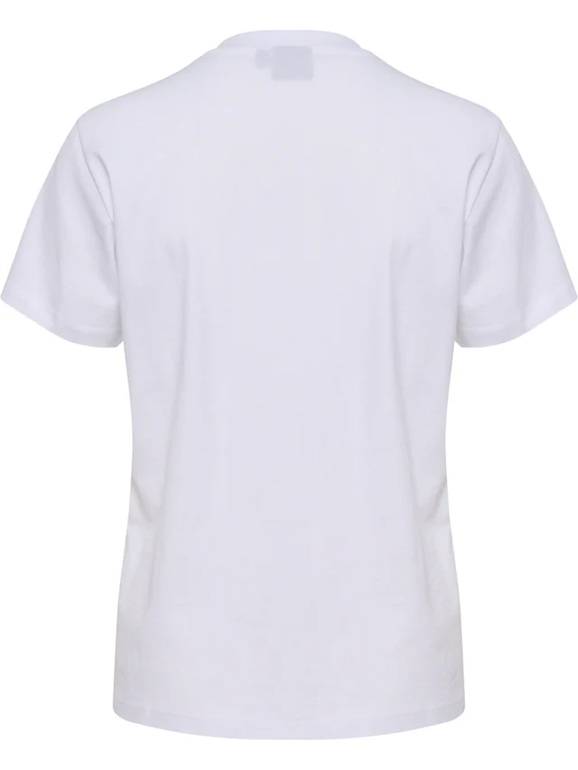 hummel T-Shirt »HMLPULSE W T-SHIRT« mit geradem Abschluss, Kurzarm-Design, ohne Kragen, normale Passform