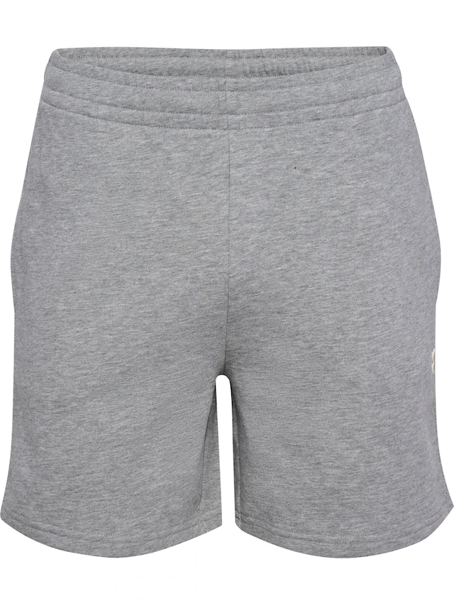 hummel Shorts »HMLPULSE SWEAT SHORTS« mit gesticktem Chevron-Logo, aus Baumwolle, Polyester und Viskose