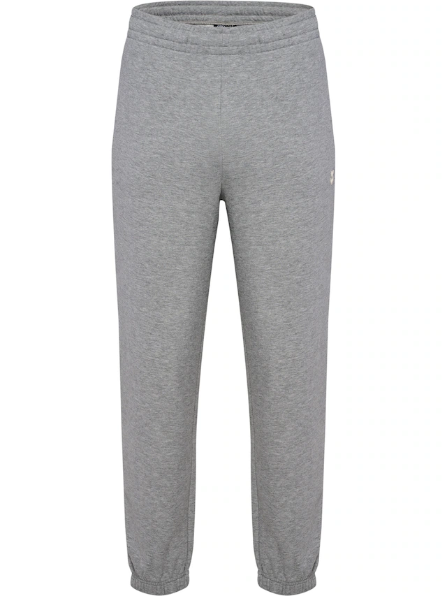 hummel Jogginghose »HMLPULSE SWEAT PANTS« mit gesticktem Chevron-Logo, aus Baumwolle und Polyester