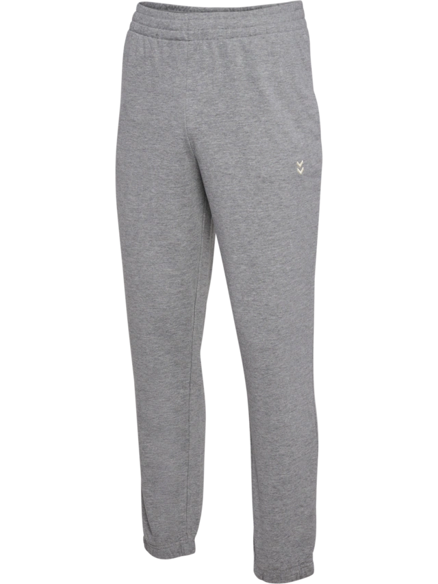 hummel Jogginghose »HMLPULSE SWEAT PANTS« mit gesticktem Chevron-Logo, aus Baumwolle und Polyester