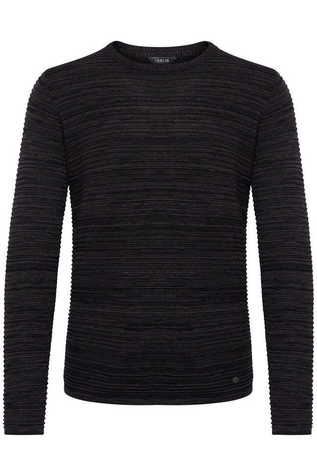 !Solid Rundhalspullover »Strickrundhalspullov SDStruan«