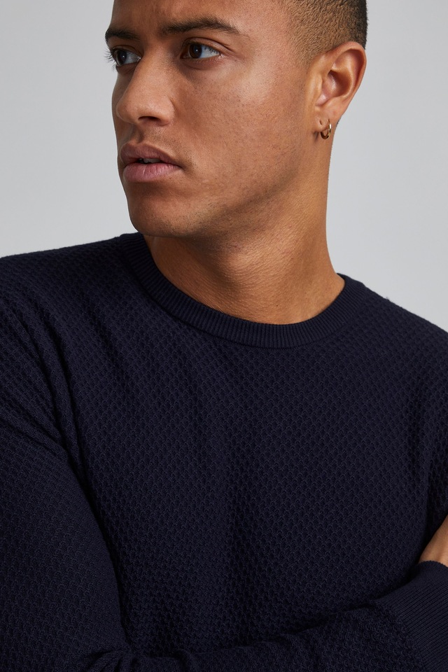 Casual Friday Rundhalspullover »Strickrundhalspullov CFKarlo«