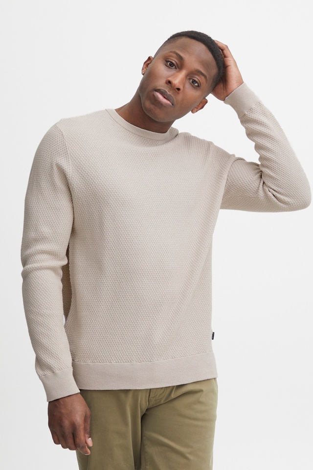 Casual Friday Rundhalspullover »Strickrundhalspullov CFKarlo«