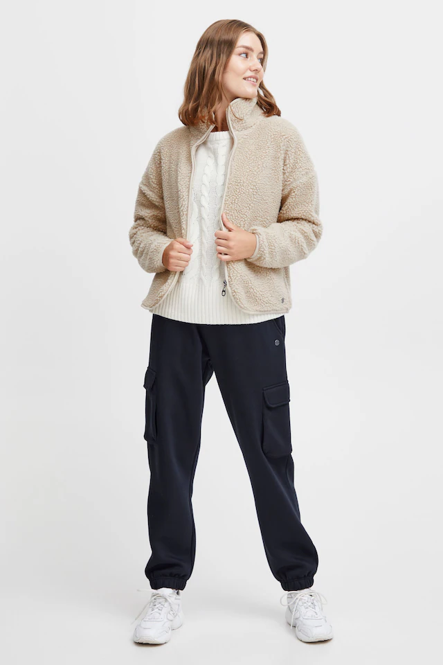 OXMO Sweatjacke »Plüschjacke OXTonje«