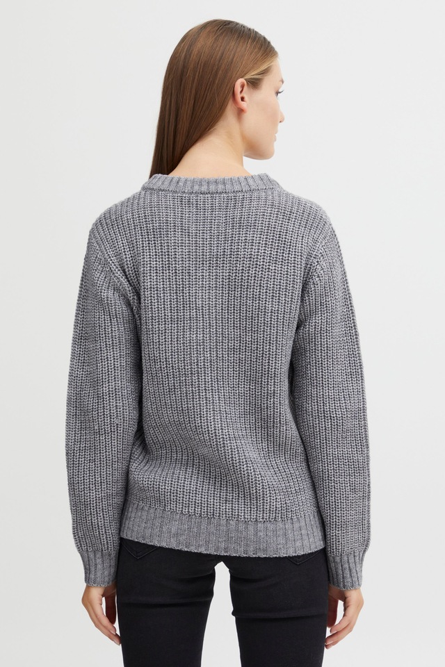OXMO Strickfleece-Pullover »Strickpullover OXNanny«