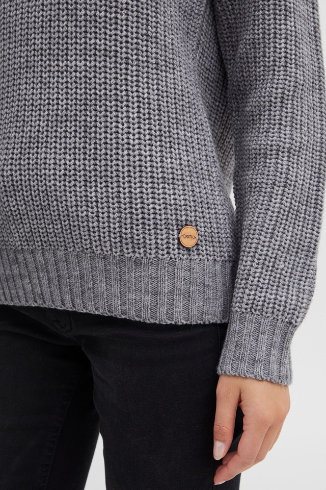 OXMO Strickfleece-Pullover »Strickpullover OXNanny«