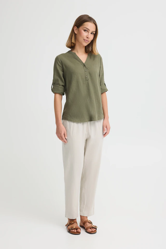 OXMO Leinenhose »Leinenhose OXAlfa«