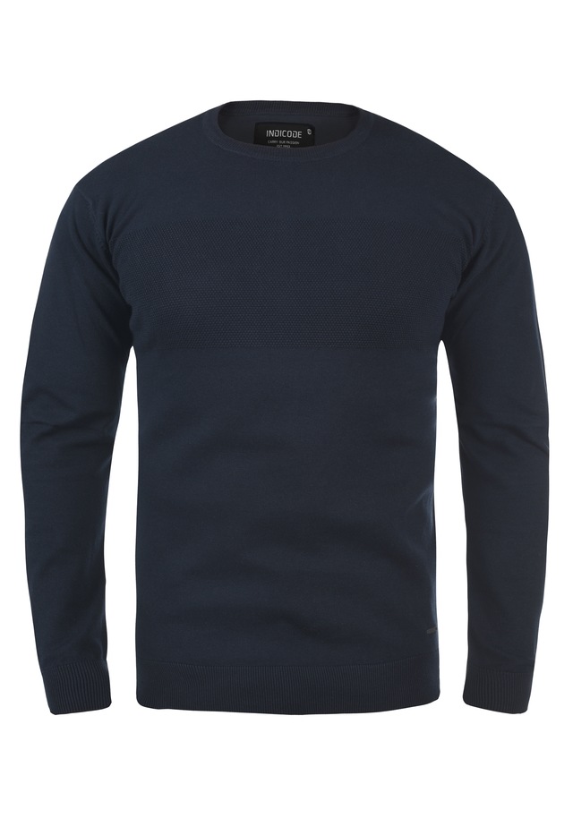 Indicode Strickfleece-Pullover »Strickpullover IDErnesto«