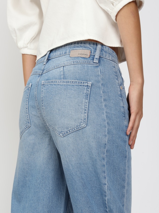GANG 5-Pocket-Jeans »94BLAKE« mit eingesetztem Seitenstreifen, cropped