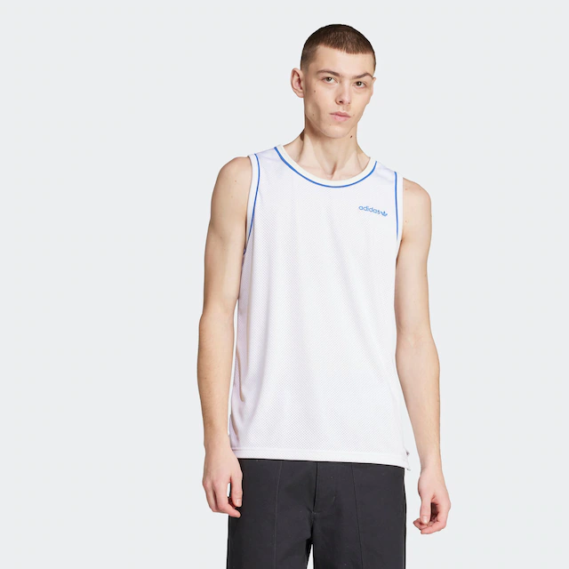 adidas Originals Tanktop »VEST« sportliche Schnittform, aus Polyester, ärmellos, sportlicher Stil