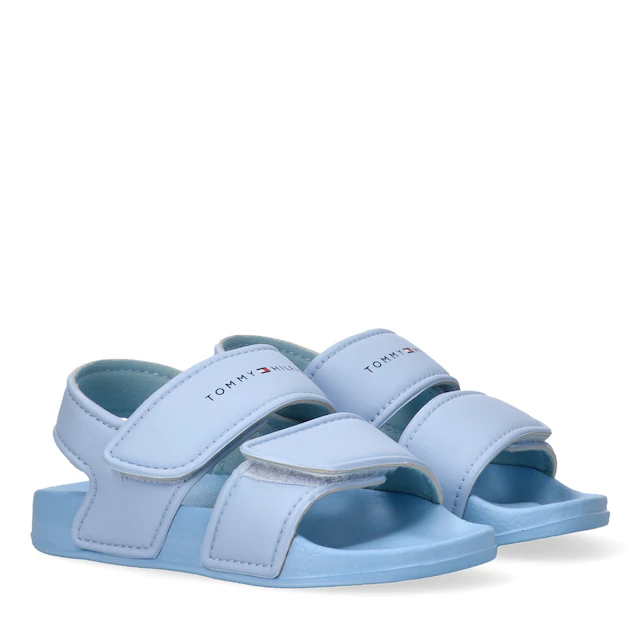 Tommy Hilfiger Badesandale Badeschuh, Wassersandale, Sommerschuh mit Klettverschlüssen