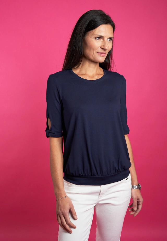 Seidel Moden Rundhalsshirt mit Cut-Out Details, MADE IN GERMANY