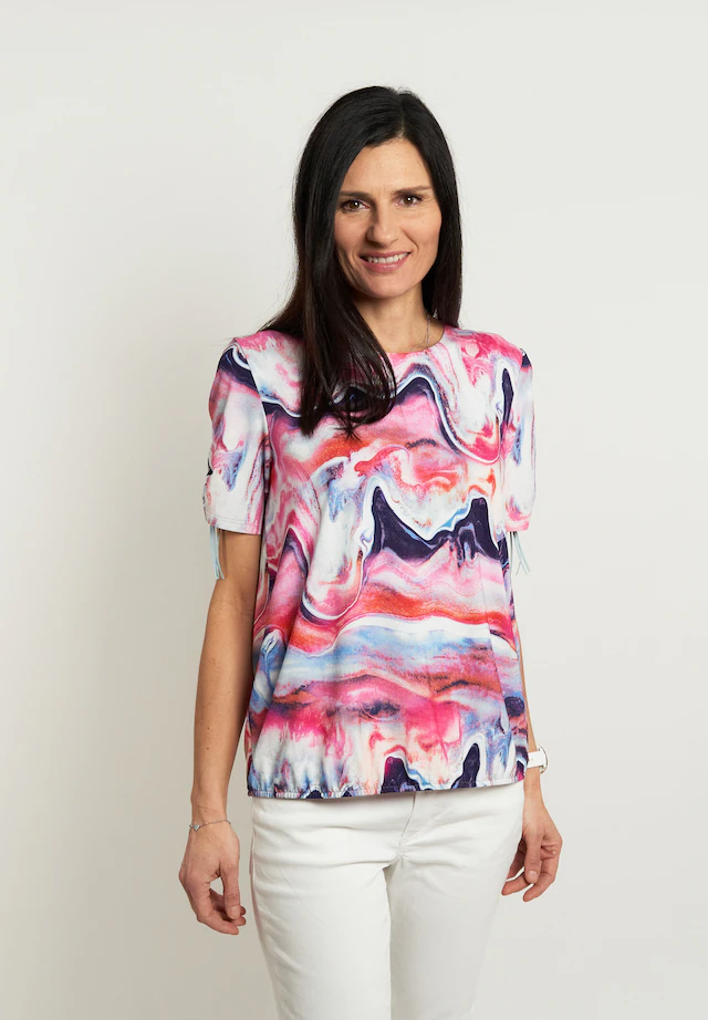 Seidel Moden Kurzarmshirt mit All-Over Print, MADE IN GERMANY