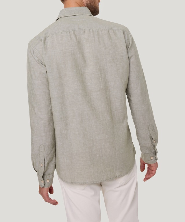 Pierre Cardin Langarmhemd »TW 106« mit Leinenstruktur