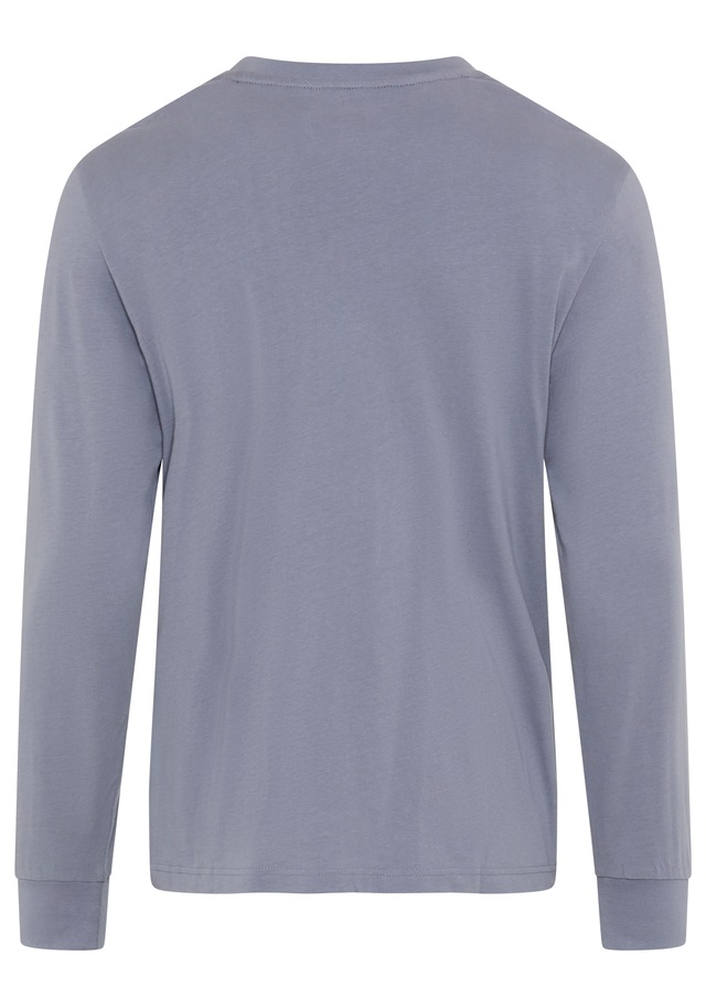 DELMAO Rundhalsshirt mit Markenlabel