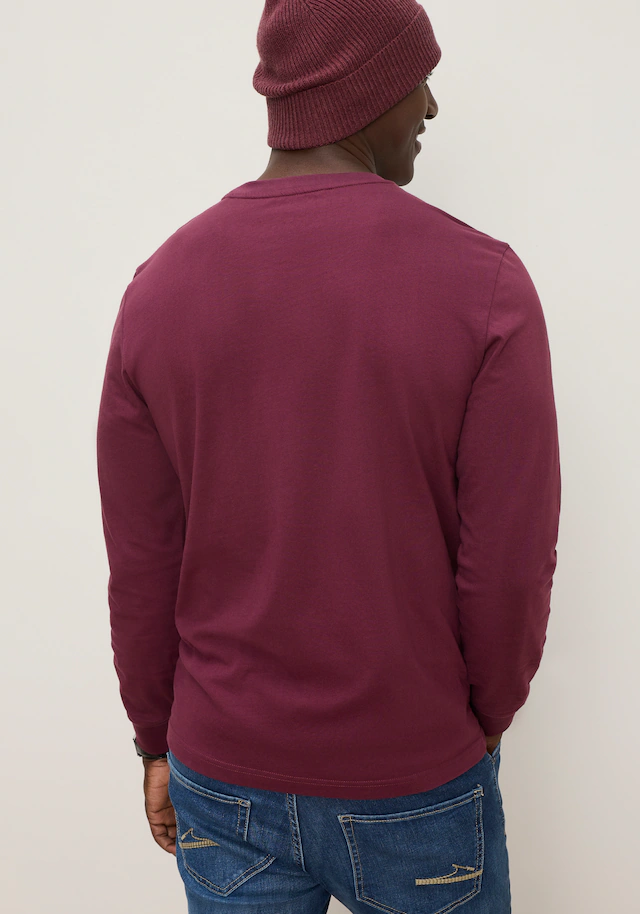 DELMAO Rundhalsshirt mit Markenlabel