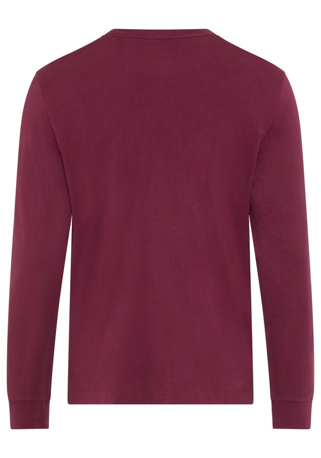 DELMAO Rundhalsshirt mit Markenlabel