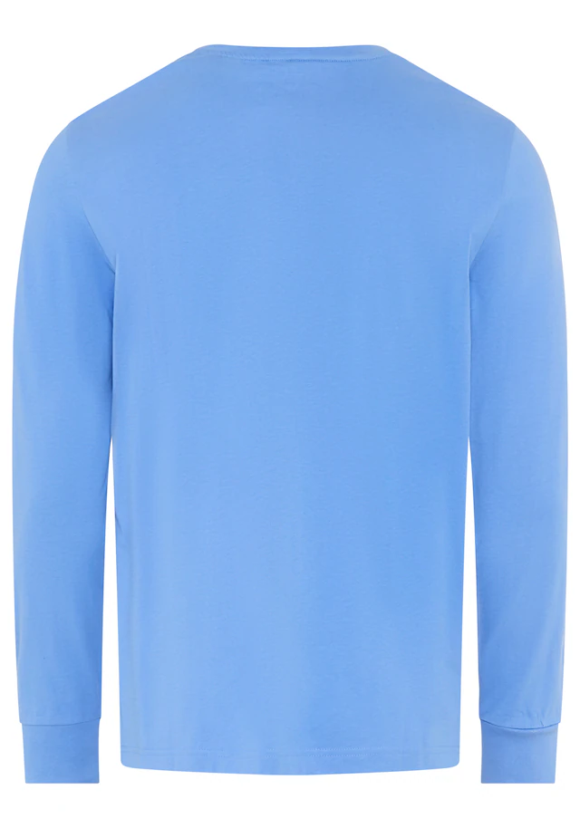 DELMAO Rundhalsshirt mit Markenlabel