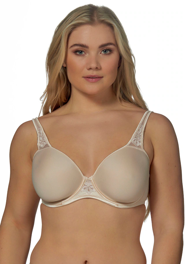 Elbrina Bügel-BH »Spacer Bra« vorgeformte Cups, breite Träger, mit Bügel, mit Spitze, feminin