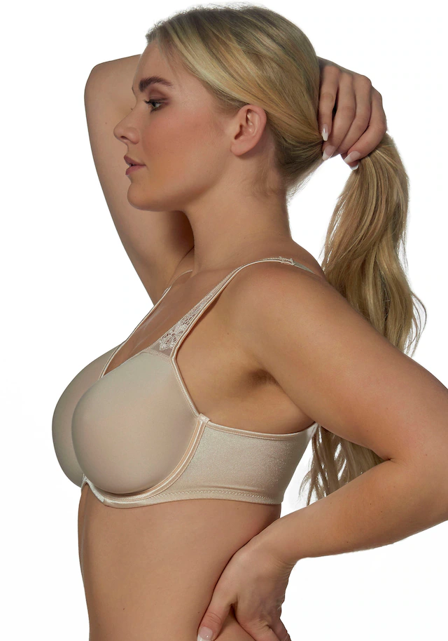 Elbrina Bügel-BH »Spacer Bra« vorgeformte Cups, breite Träger, mit Bügel, mit Spitze, feminin