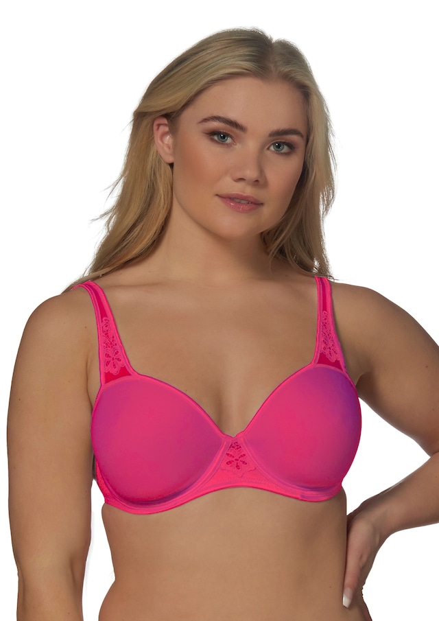 Elbrina Bügel-BH »Spacer Bra« vorgeformte Cups, breite Träger, mit Bügel, mit Spitze, feminin