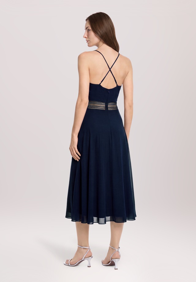 Vera Mont Cocktailkleid »Damen mit Wasserfallausschnitt« Ohne Tasche Stickerei