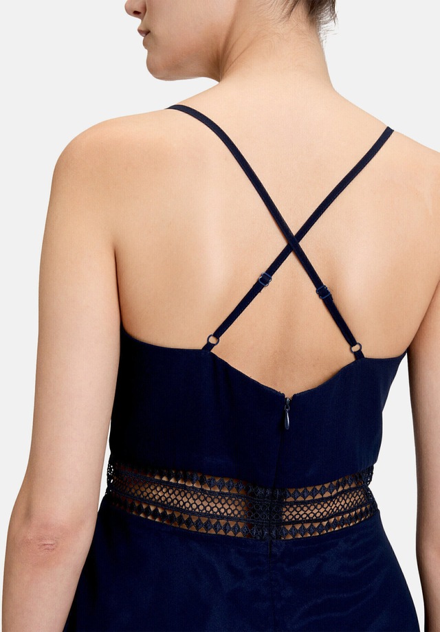 Vera Mont Cocktailkleid »Damen mit Wasserfallausschnitt« Ohne Tasche Stickerei